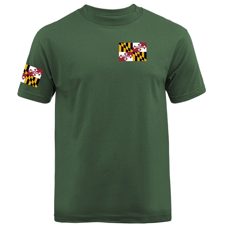 State of Maryland Flag Crest MD Graphic T-shirt gallery