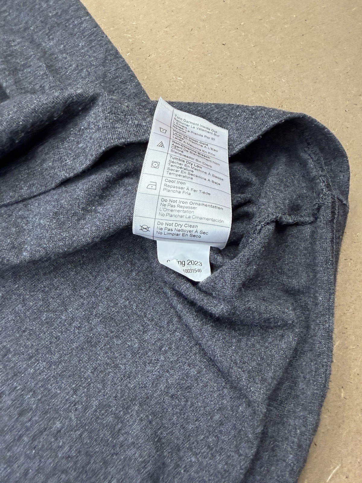 Carhartt Dark Gray Yellow Spell Out T Shirt Work Wear Outdoors Men’s XL Loose gallery