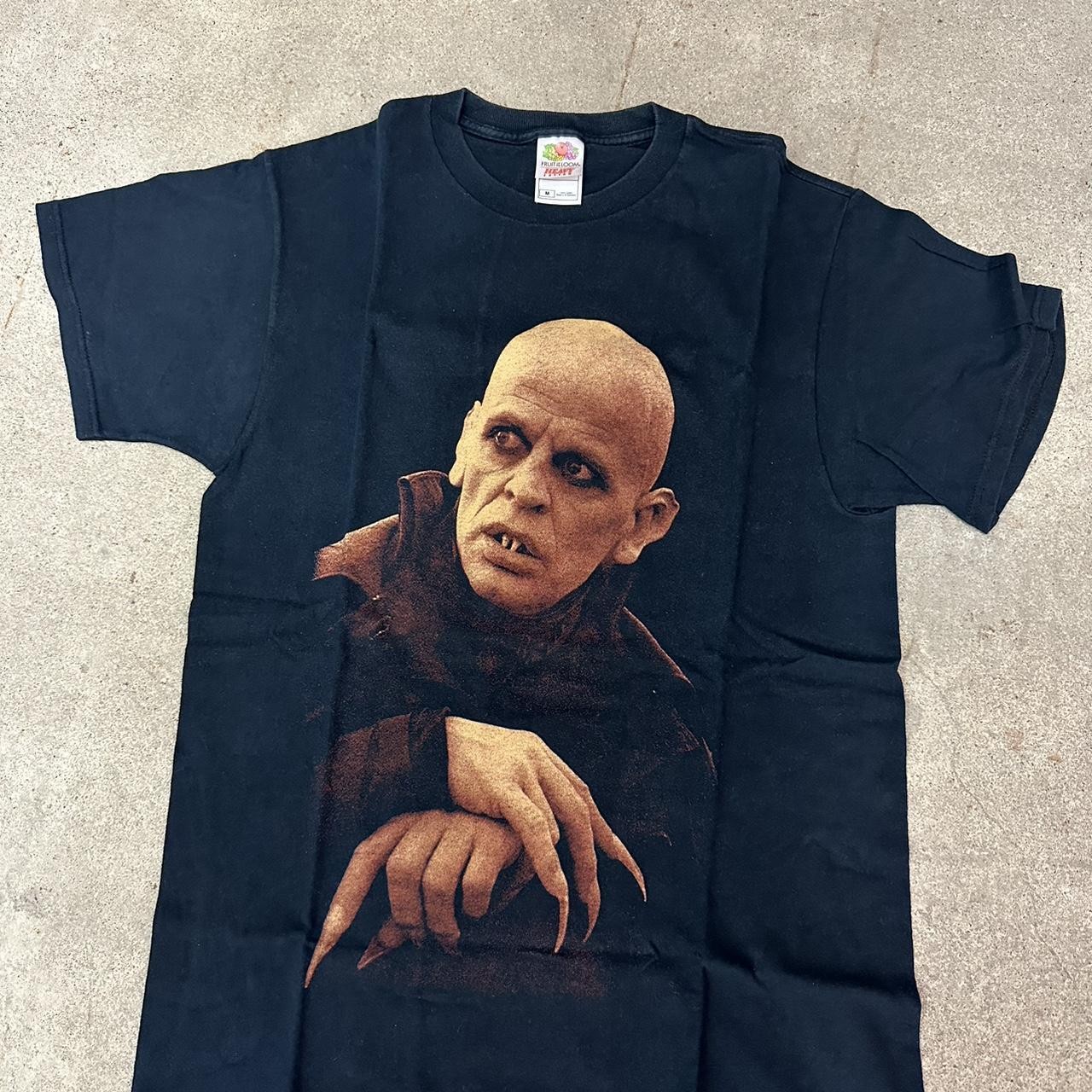 Nosferatu 90s Vtg Horror Movie T-Shirt Basic Black Men Women tee NH27953