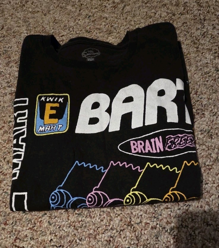 The Simpsons Kwik E Mart Long Sleeve Tee- Small gallery