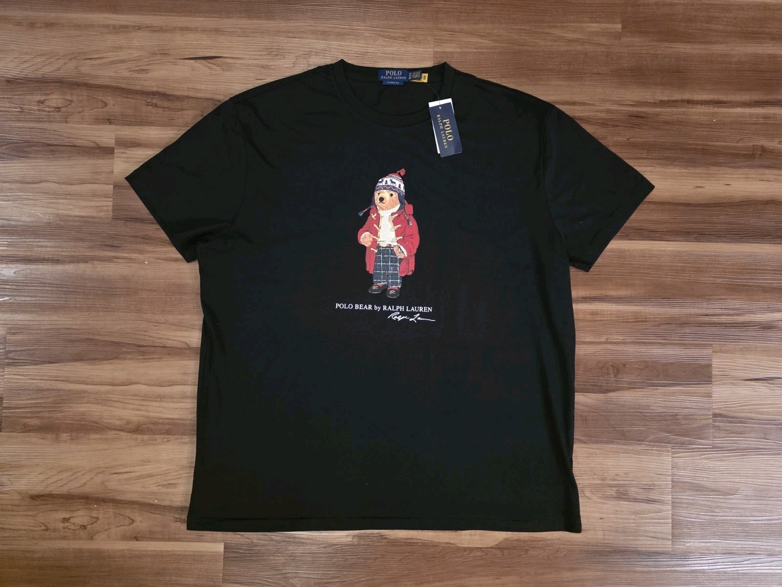 Polo Ralph Lauren Polo Bear Holiday Jersey T-shirt- Size XL Classic Fit gallery