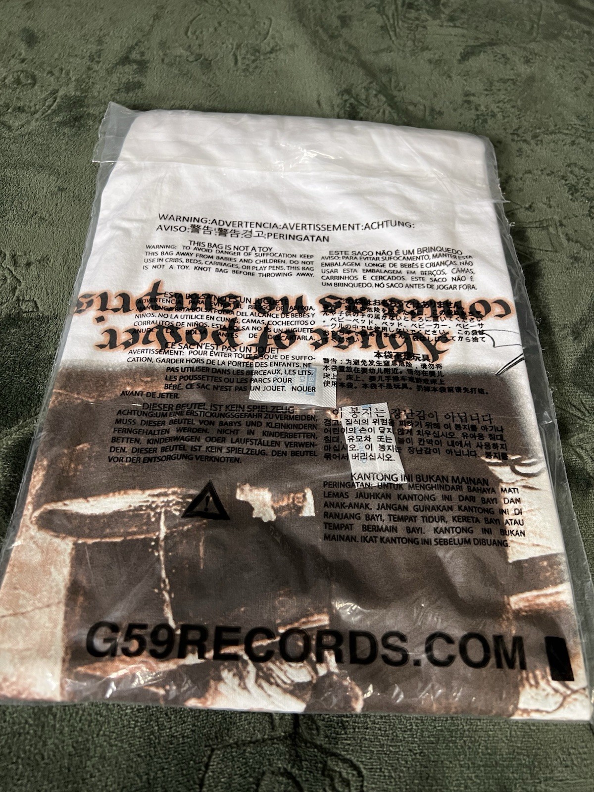 G59 $UICIDEBOY$ ABUSE OF POWER TEE 3XL - White - New With Tags gallery
