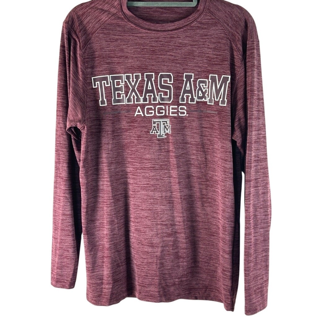 Aggie Long Sleeve Men's Small Augusta Sportswear Moisture mgmt Texas A&M gallery