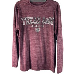 Aggie Long Sleeve Men’s Small Augusta Sportswear Moisture mgmt Texas A&M