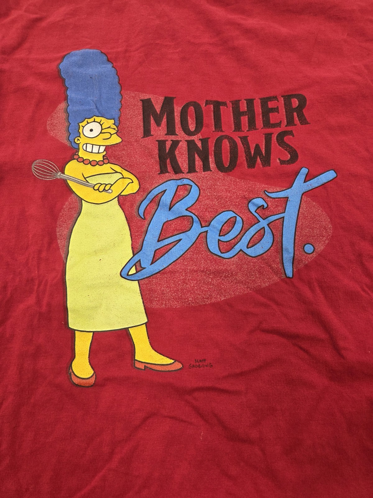 The Simpsons Homer T Shirt Men 2XL VINTAGE Marg Mother Knows Best Matt Groening gallery