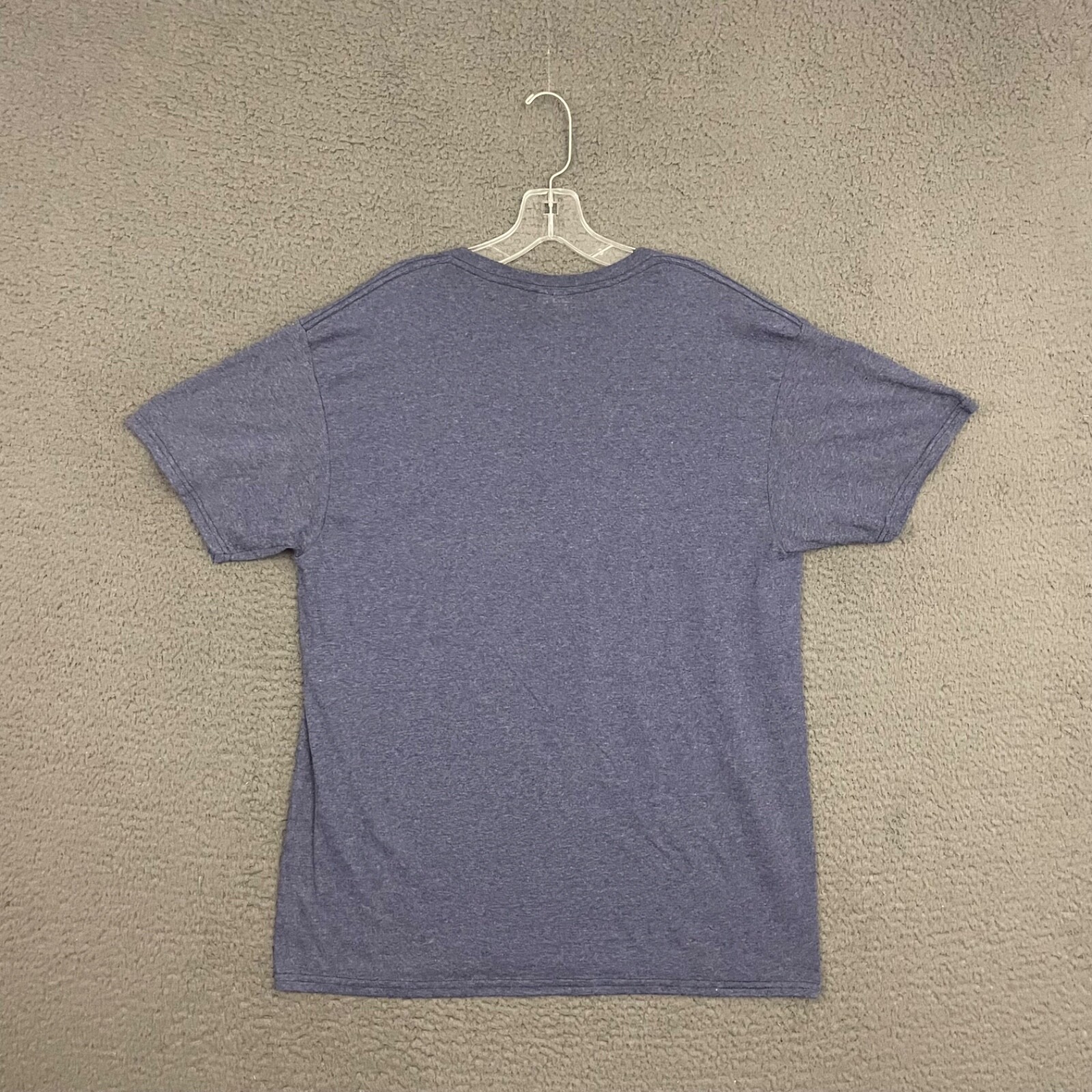 Delta Pro T-Shirt Mens Large Blue Funny Text Dad Cotton Blend Y2K Graphic Casual gallery