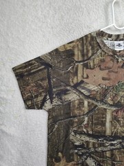 Mossy Oak Break Up Infinity Men Shirt Extra Large Green Cotton Short Sleeve Tee