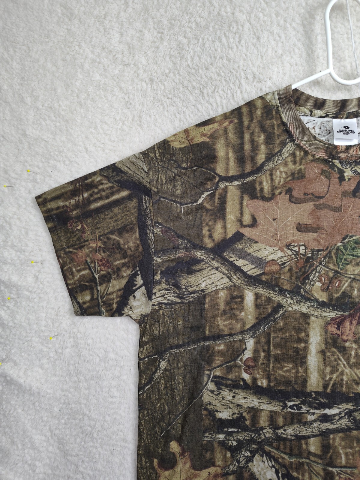 Mossy Oak Break Up Infinity Men Shirt Extra Large Green Cotton Short Sleeve Tee gallery