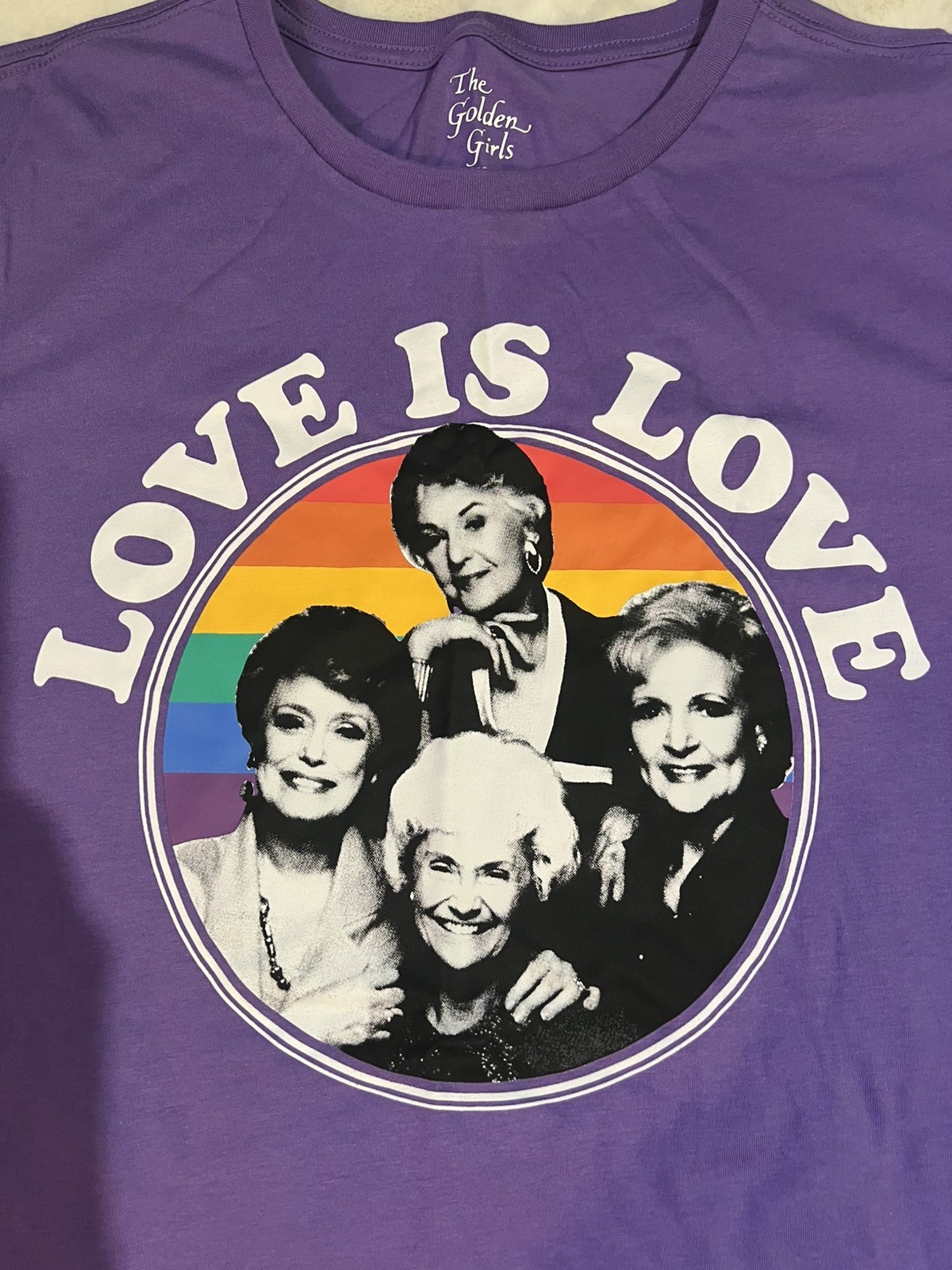 Golden Girls Pride Shirt Unisex Men's Women's Rainbow LGBTQ Size, XL gallery