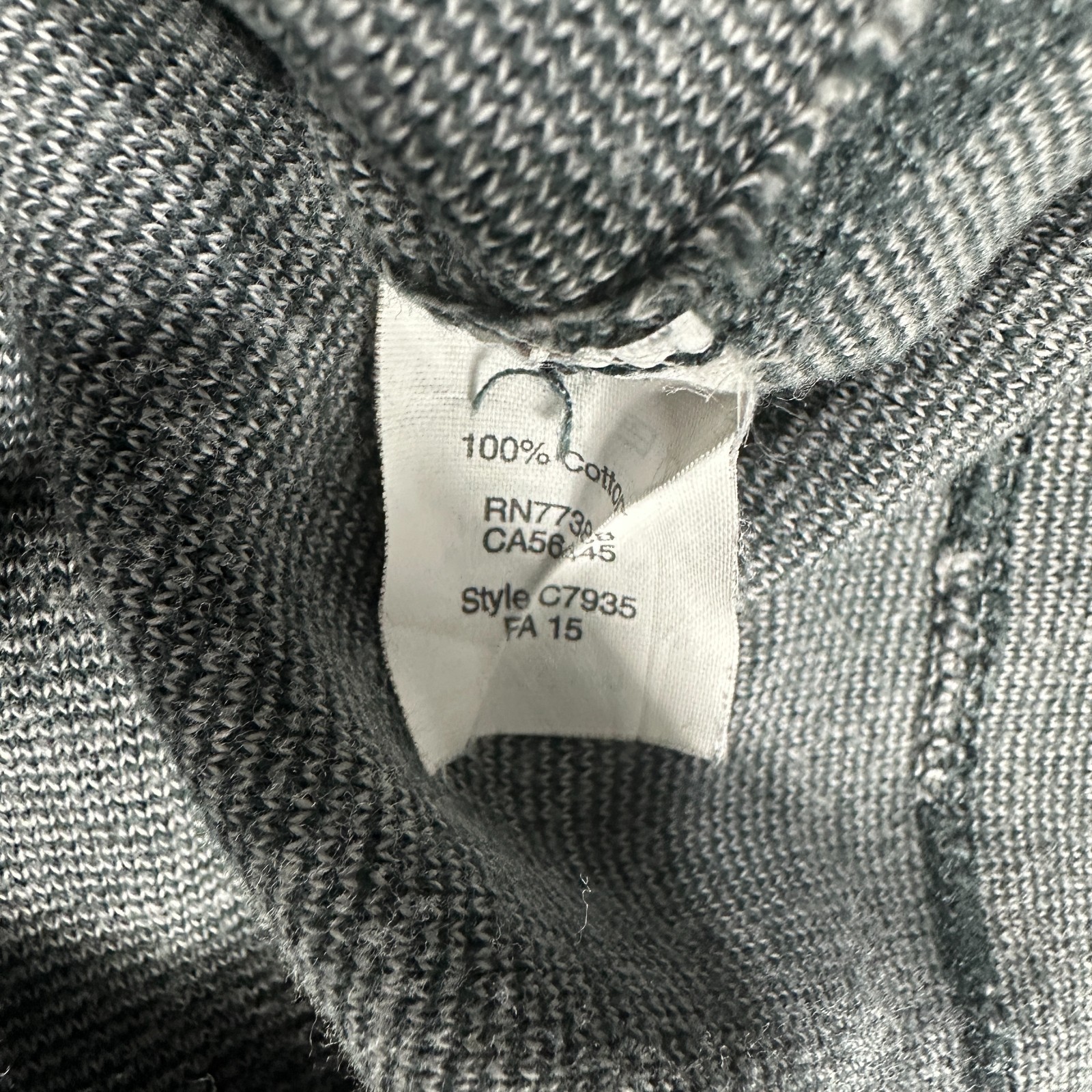 J Crew Shirt Mens Large Henley Gray Cotton Long Sleeve Pullover Buttons Rib Cuff gallery