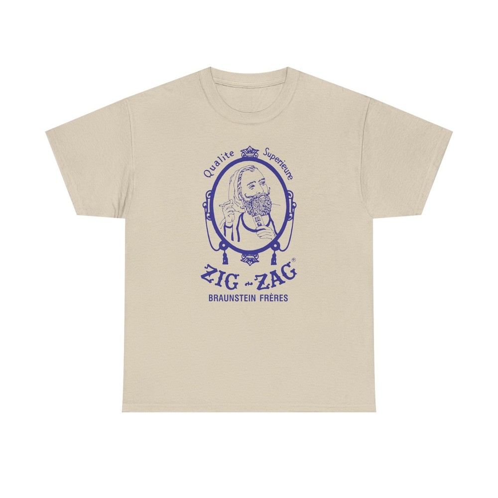 Zig Zag Rolling Papers Vintage 100% Cotton Unisex Heavy Cotton T-Shirt