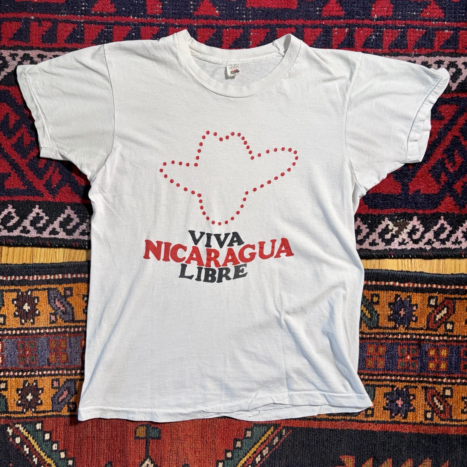Vintage 70s 80s ‘Viva Nicaragua Libre’ Leftist Socialist Guerilla Coup Sandino S gallery