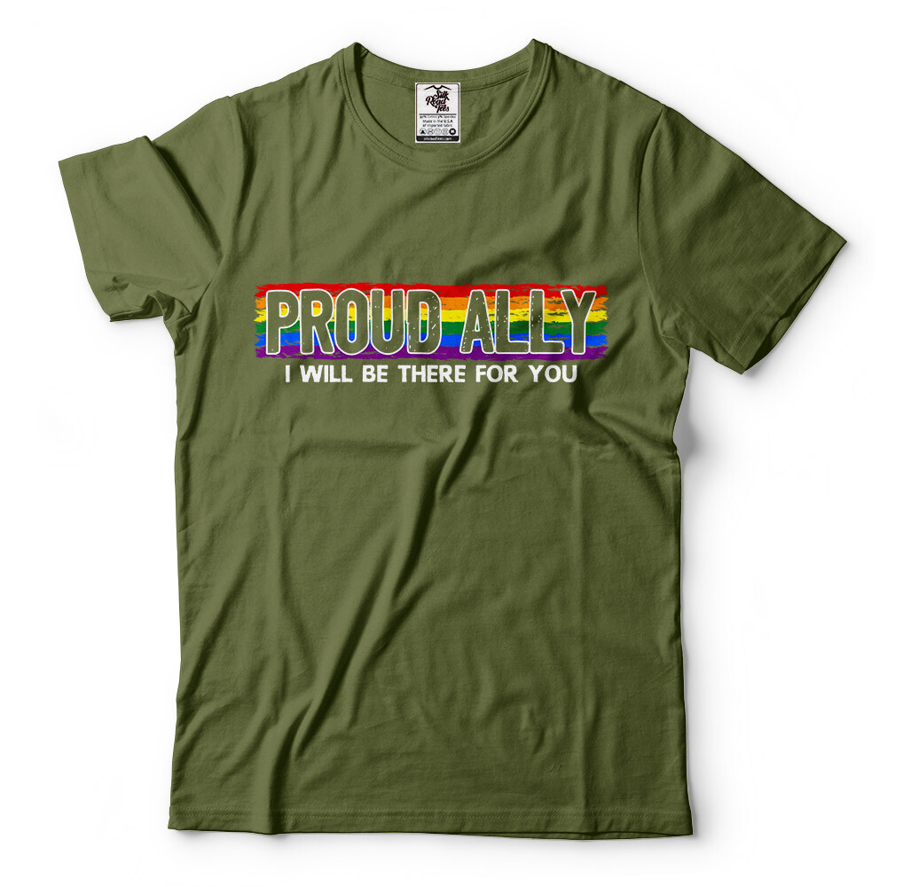 Proud Ally LGBT Pride T-shirt Pride Month Gay Lesbian Diversity Tee Supporter T gallery