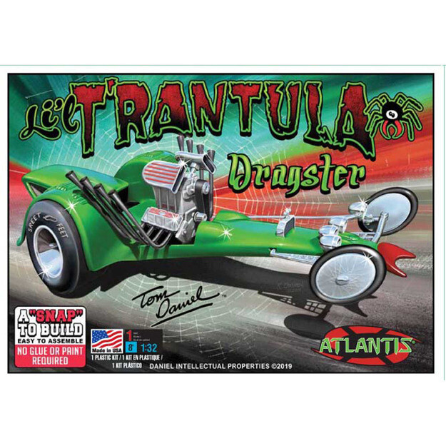 Atlantis Models M6651 Tom Daniel Lil Trantula Show Rod Snap 1/32