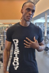 Iron Gods Destroy/Rebuild Workout TShirt, Mens Gym Shirt, Gym Drip, Gift For Him