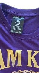 Switch Remarkable I Am King Lion Graphic T-Shirt Purple Gold Mens M NWT