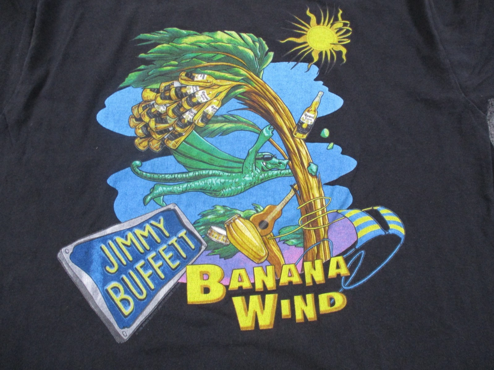 Vintage Jimmy Buffett T Shirt Mens XL 90s Glane Graphic Banana Wind Tour 1997 gallery