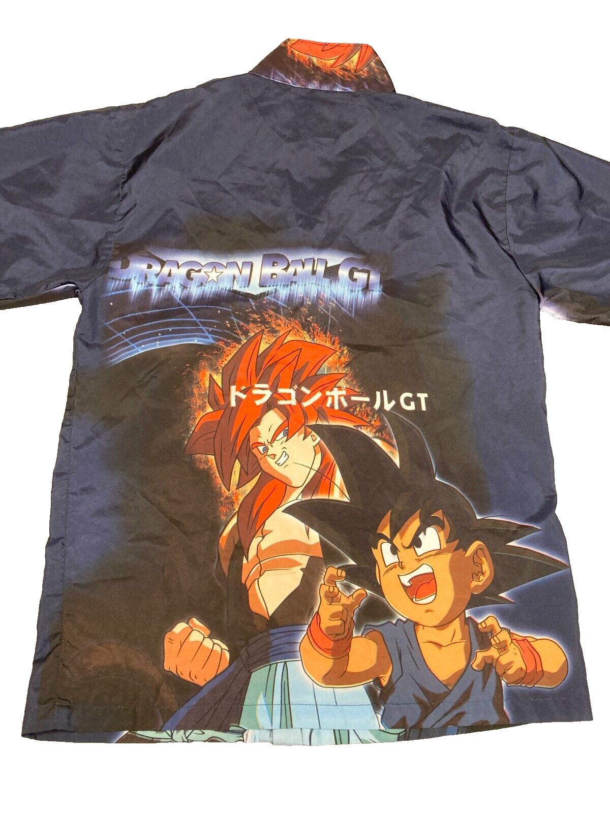RARE Vintage 2003 Toei Dragon Ball GT Akira Toriyama Goku & Gogeta Shirt - S/M gallery