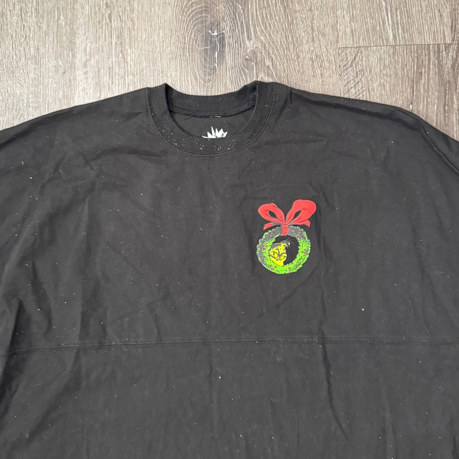 Spirit Jersey Long Sleeve Men XL Black The Grinch Always Naughty Holiday Graphic gallery