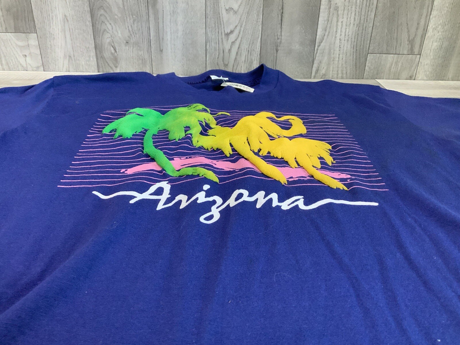 Arizona Single Stitch Shirt Blue XL Vtg gallery