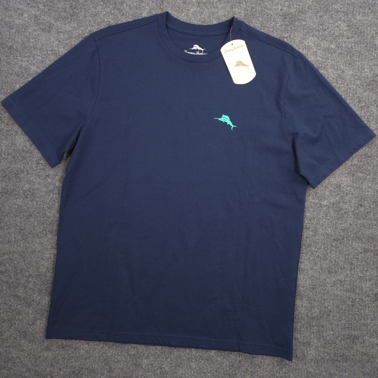 Tommy Bahama T Shirt Mens M Navy Tequila Lime Cocktails Graphic Short Sleeve NEW gallery