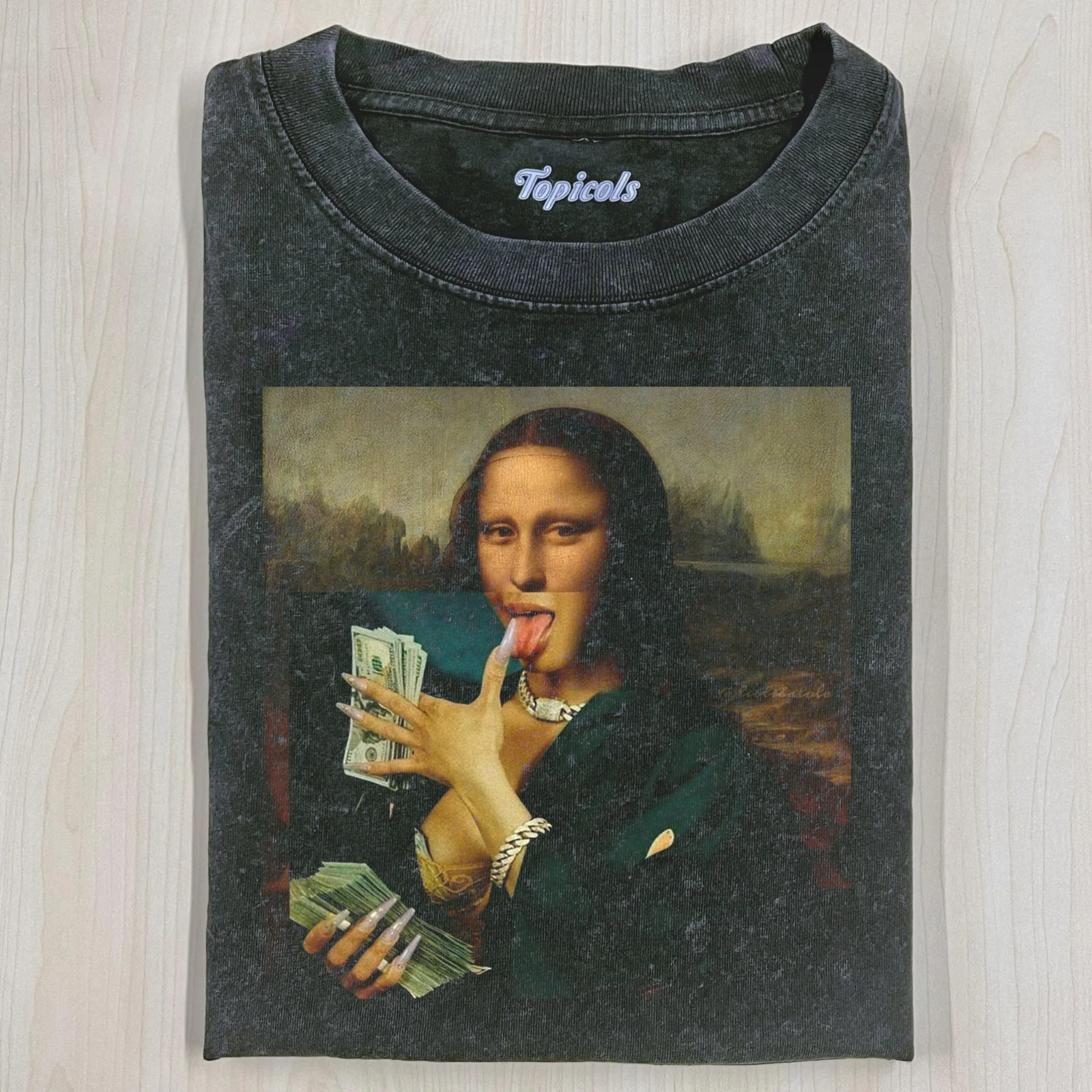 Mona Lisa Money Comfort Colors Shirt gallery