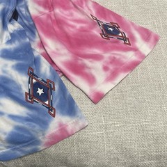 REASON TIE DYE BLUE, PINK, WHITE GRAPHIC 100% CottonT SHIRT MEN SIZE L
