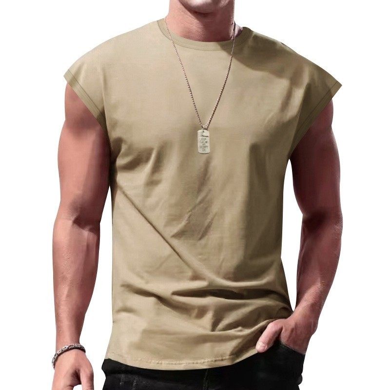Men's Sleeveless Tank Top Casual Summer Vest Loose Fit Gym ✅ Buy 2 Save More gallery