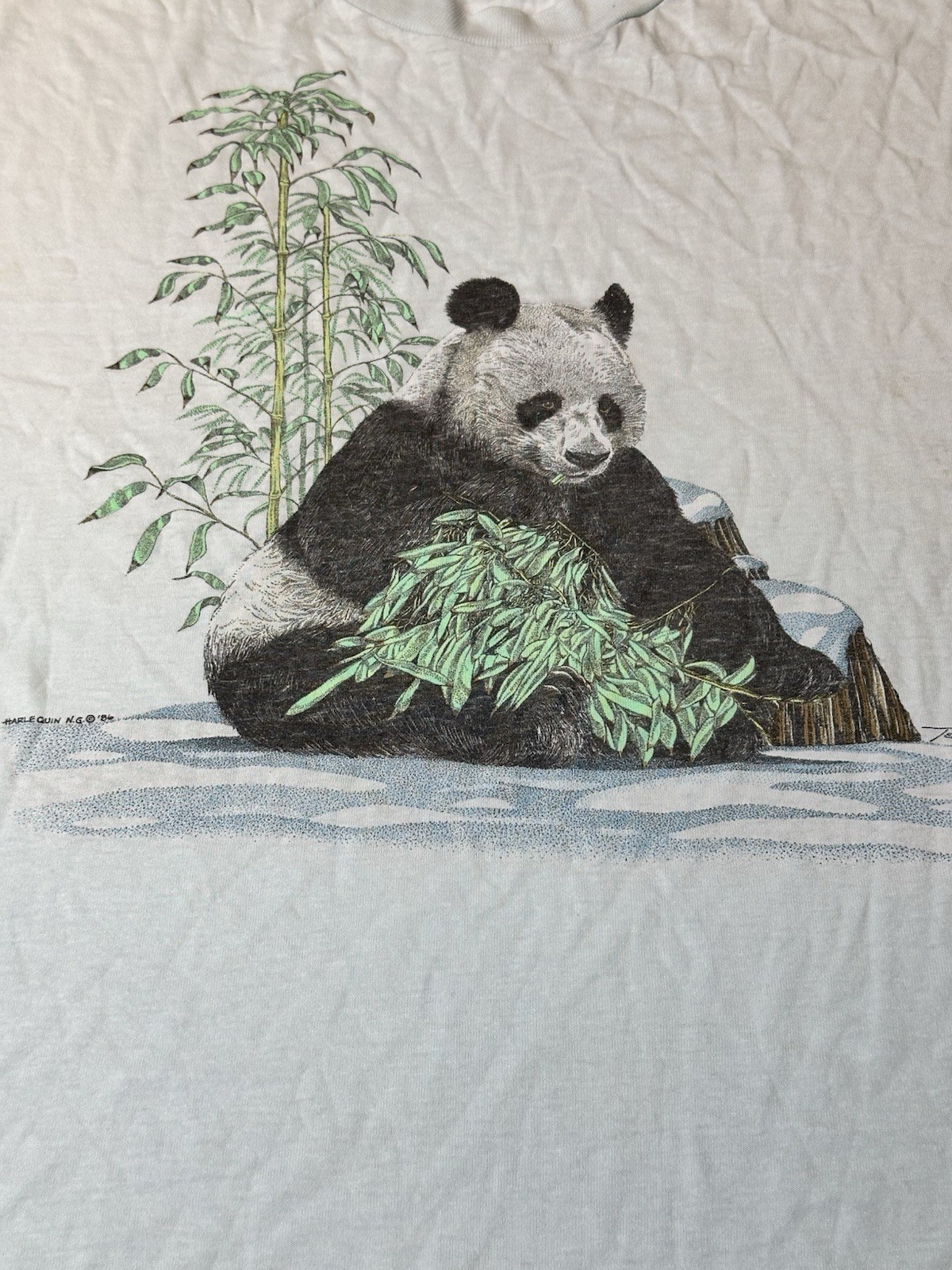 Vintage 90s panda graphic tee #panda #graphictee gallery