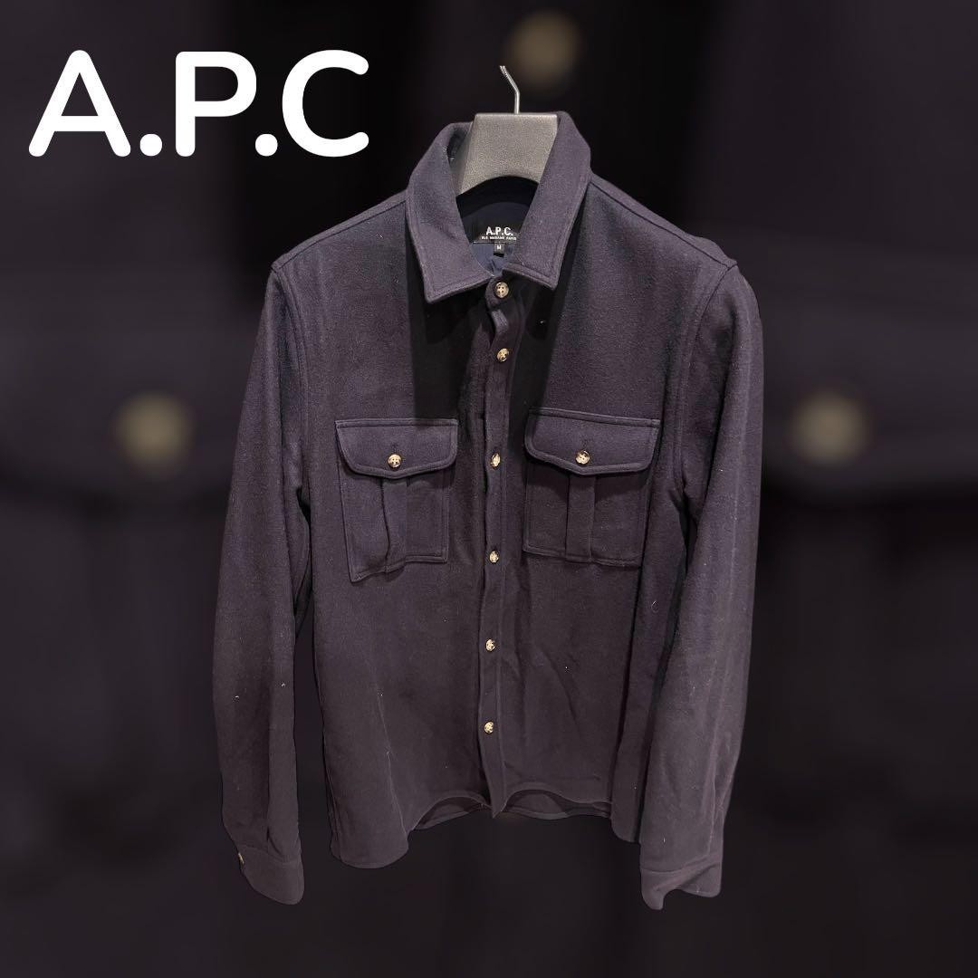 A.P.C. Wool Shirt Jacket M Men's Tops: Popular Brands, Popular Items, Must-Have gallery