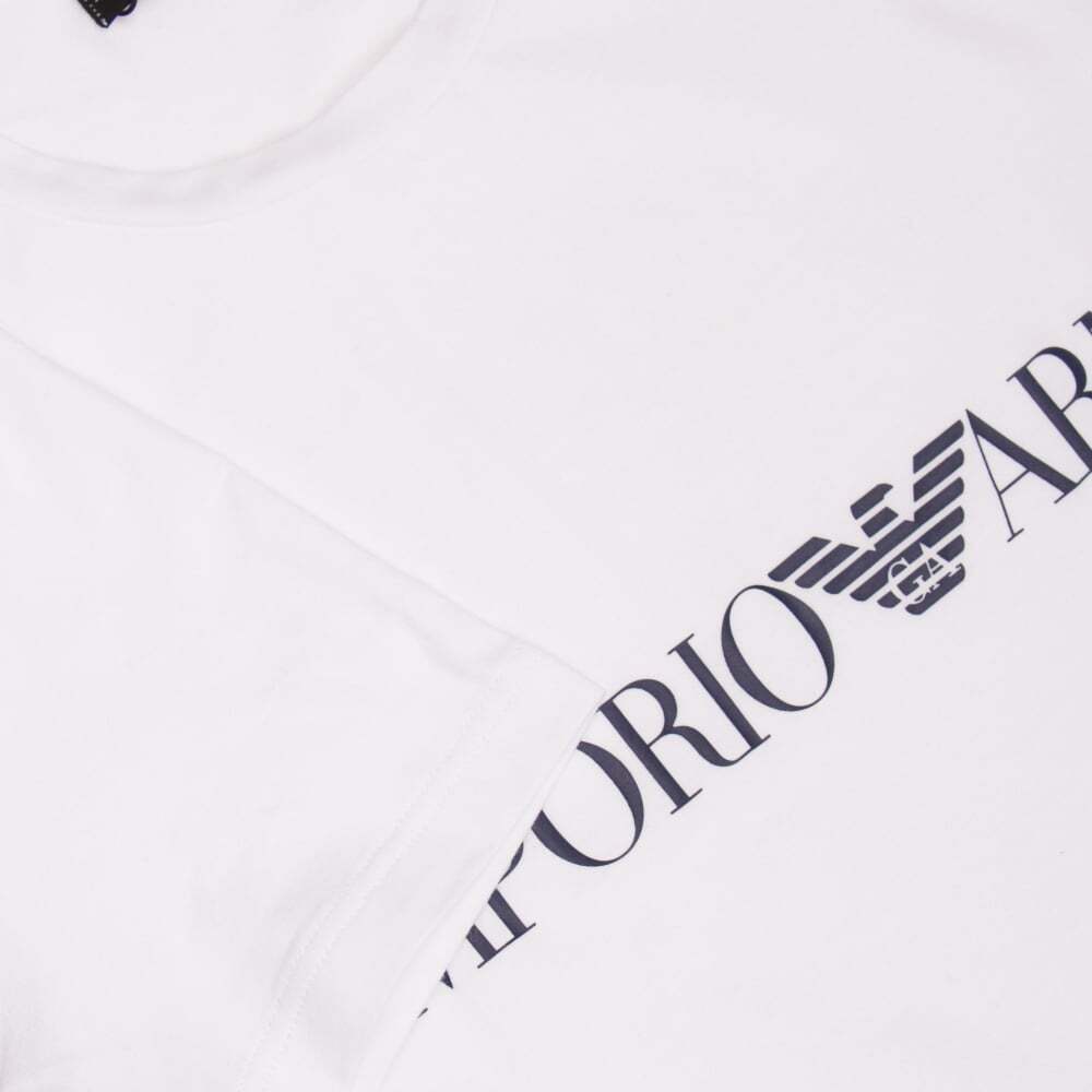 Emporio Armani White Men's cotton T-Shirt Round Neck,Size M*L*XL*XXL*3XL gallery