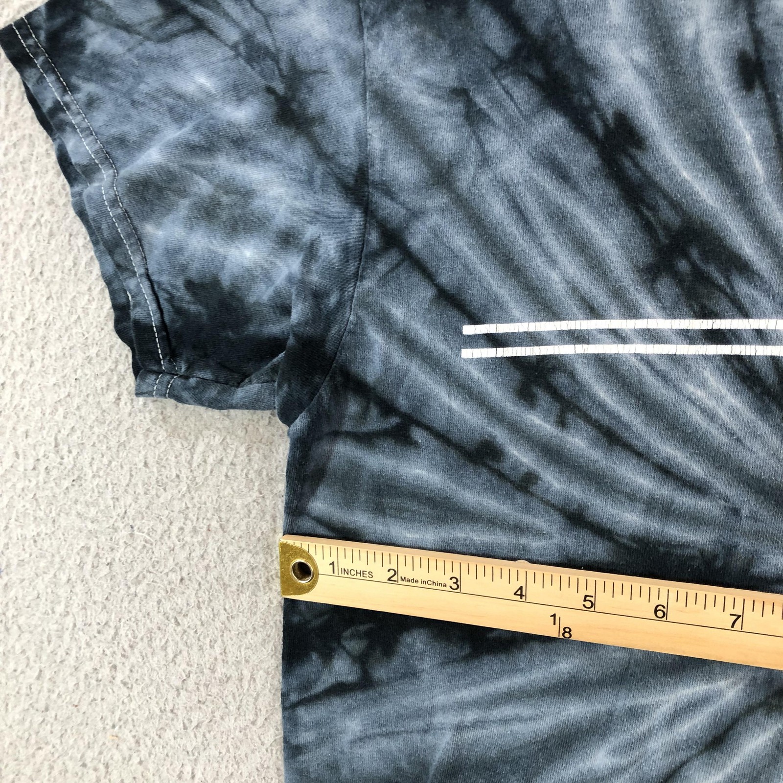 Santa Cruz Shirt Mens Large Black Grey Tie Dye Skateboards Logo Tee Cotton gallery
