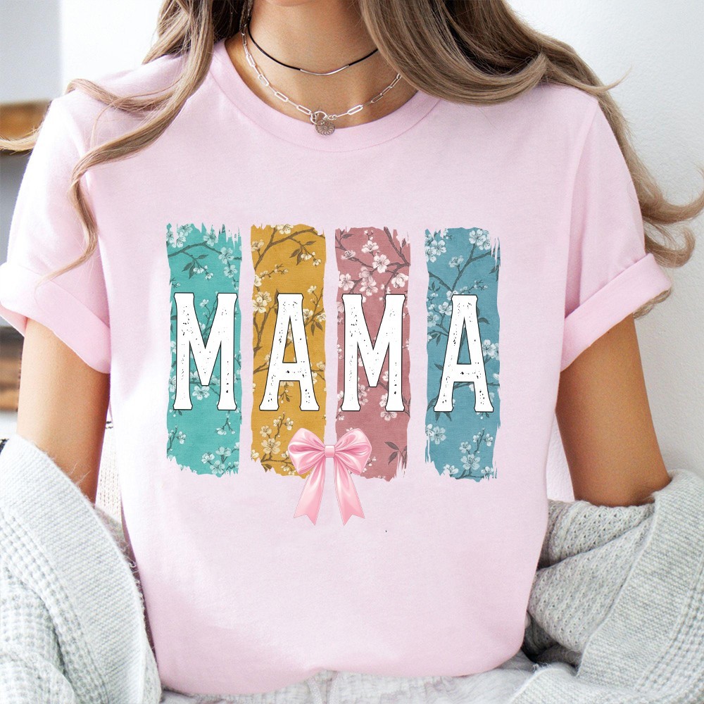 Floral Mama Shirt Spring Mom Flower Tee Mothers Day Gift gallery