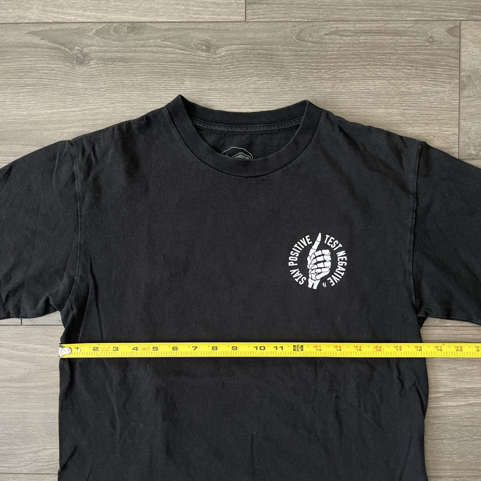 Lurking Class Mens M T Shirt Black Stay Positive Test Negative gallery