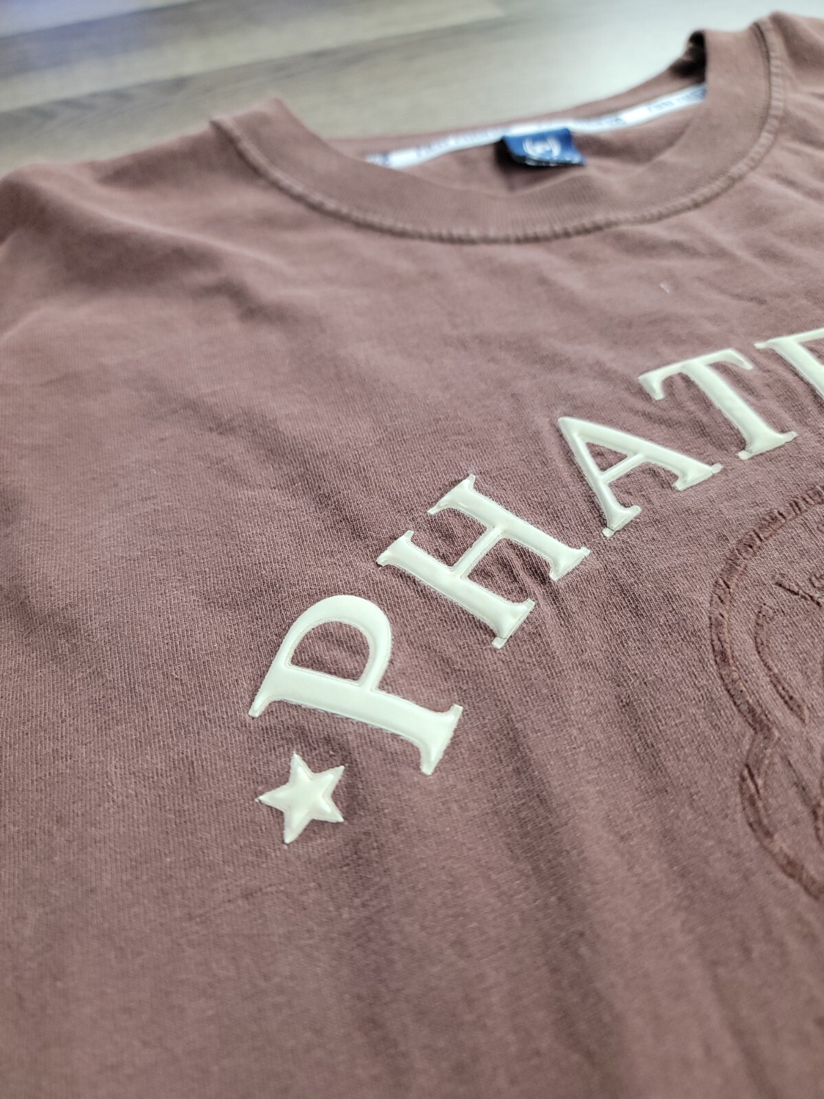 Vintage Phat Farm Shirt Long Sleeve Size XL Brown Streetwear Hip Hop Y2K Baggy gallery