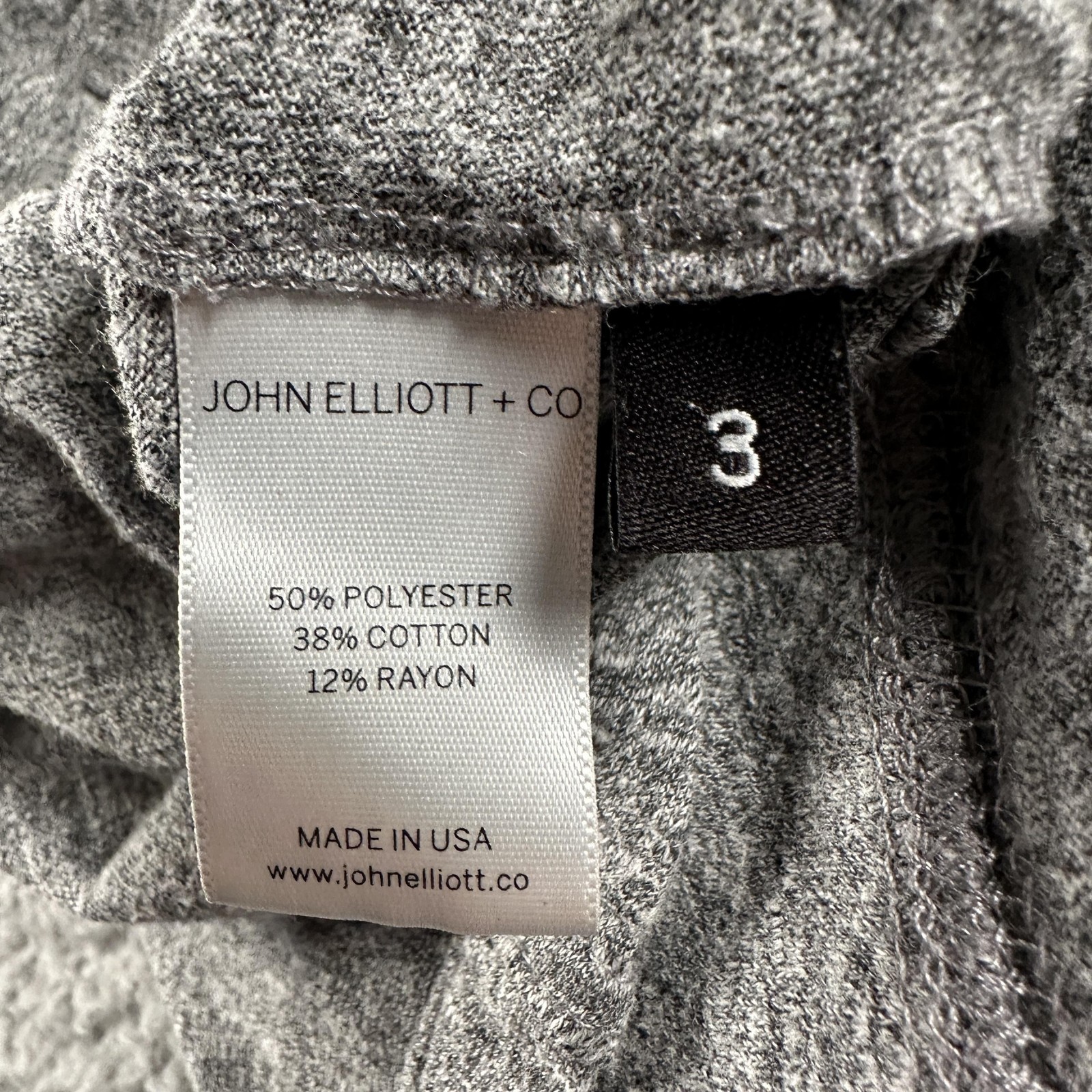 John Elliott + Co Tank Mens L Gray Jersey Lightweight Pocket Scoop Neck USA gallery
