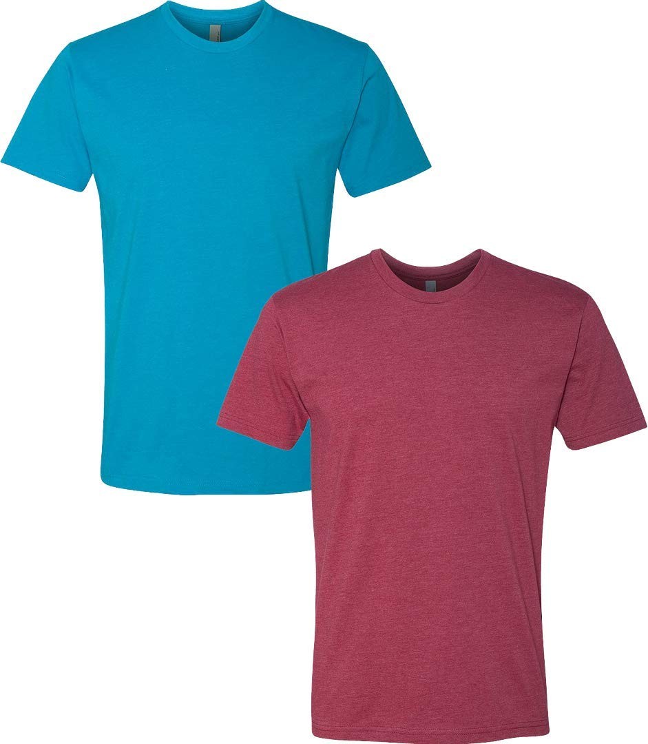 Next Level N6210 T-Shirt 2-Pack XL Turquoise-Cardinal gallery
