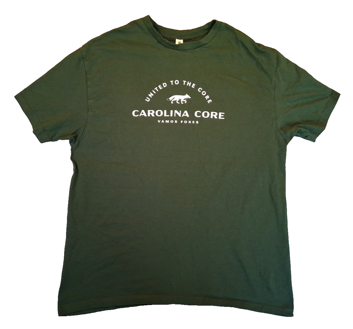 AS Colour Block Green Graphic Short Sleeve T-Shirt United the Core Carolina XL gallery
