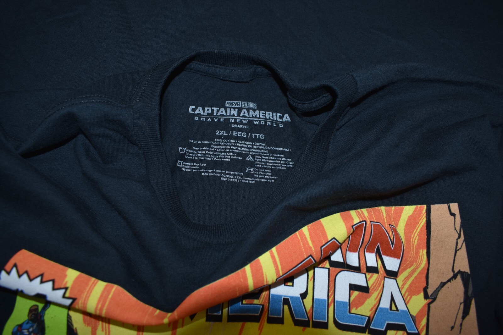 Marvel Studios: Captain America A Brave New World Comic Graphic Shirt New XS-3XL gallery