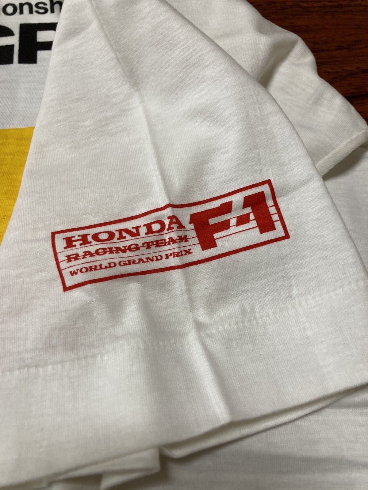 Canon Williams Honda Formula 1 Detroit Grand Prix Tee T Shirt One Size Vtg 1985 gallery