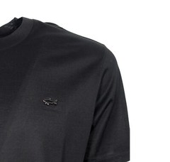 PAUL SHARK Regular Fit Short Sleeve Cotton T-Shirt 21411016 Black