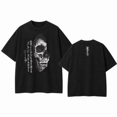 Trendly Vintage Skull Graphic Oversized Unisex Streetwear T-Shirt