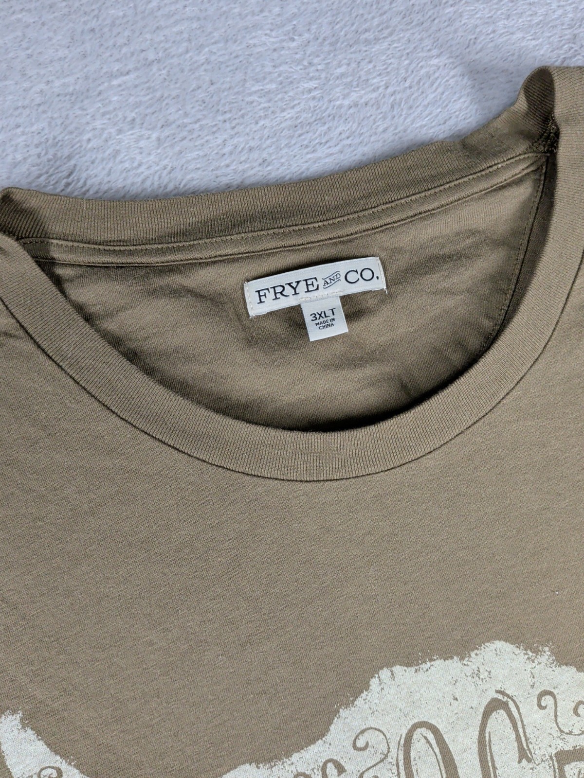 Frye & Co. Heritage Short Sleeve T-shirt Men’s 3XLT Western Steer NWT gallery