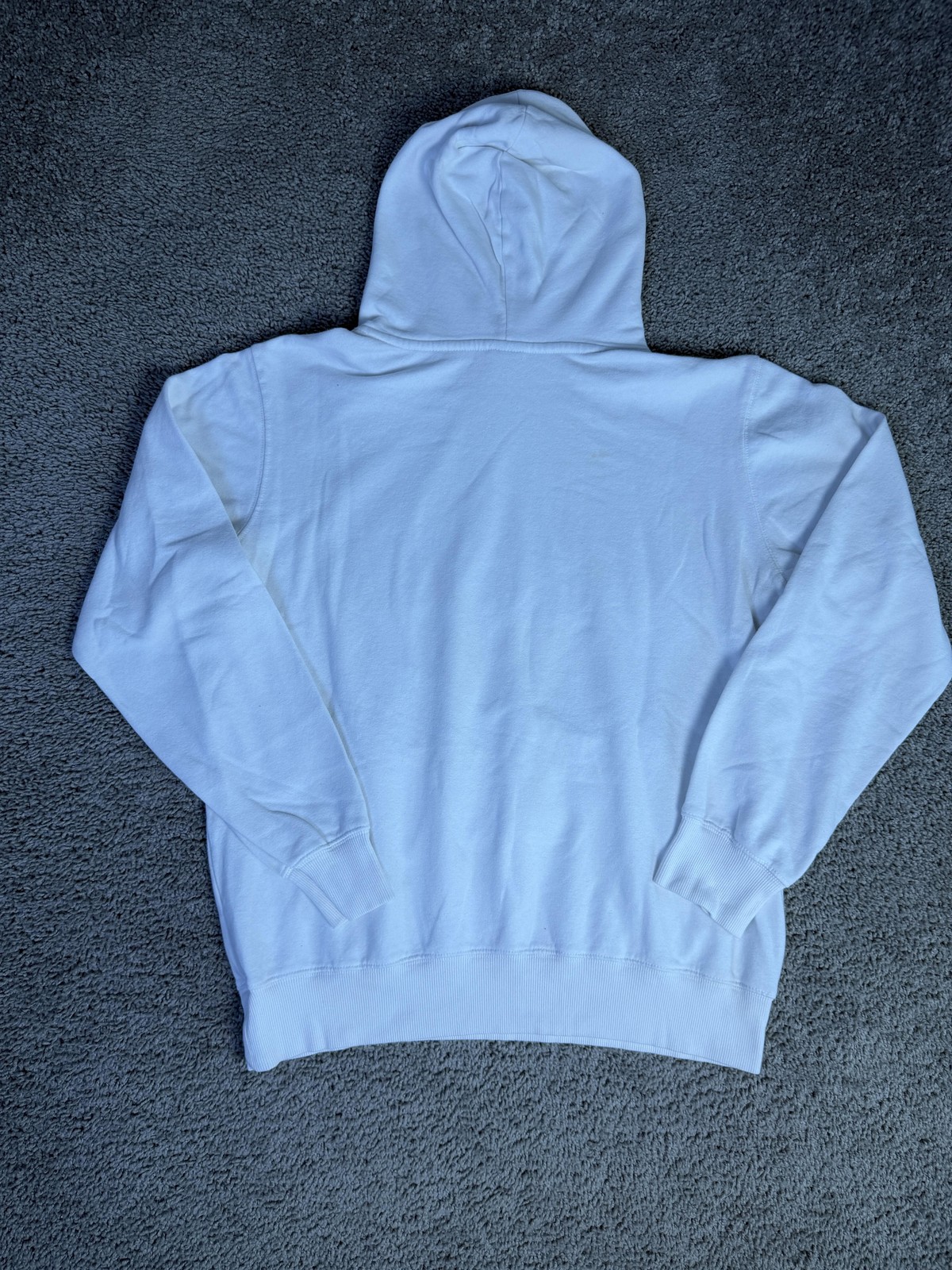 The North Face Hoodie Mens M White Logo Graphic Hooded Fleece Kangaroo Pocket gallery