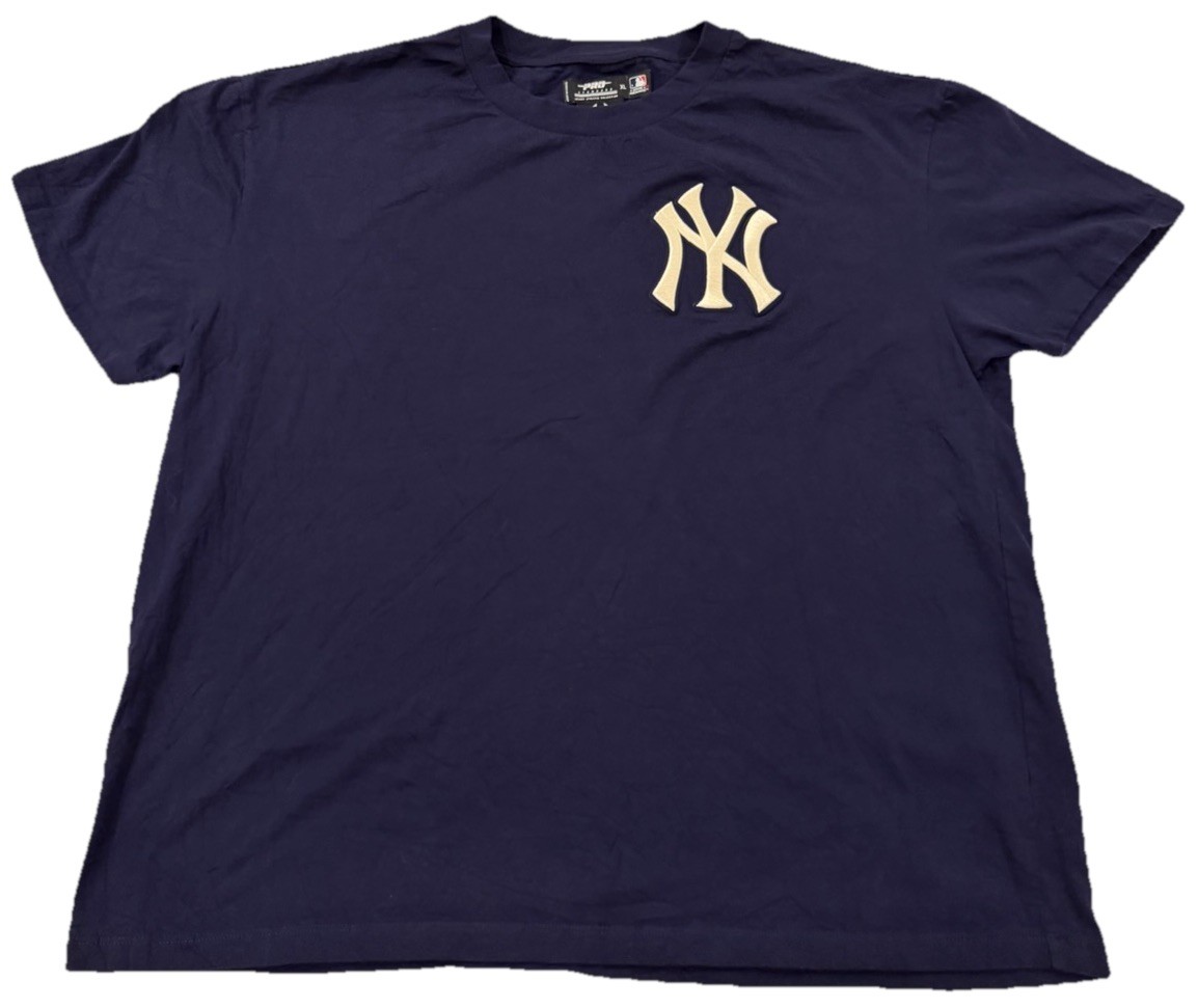 Pro Standard New York Yankees MLB T-Shirt Men’s XL Navy Blue Embroidered Logo
