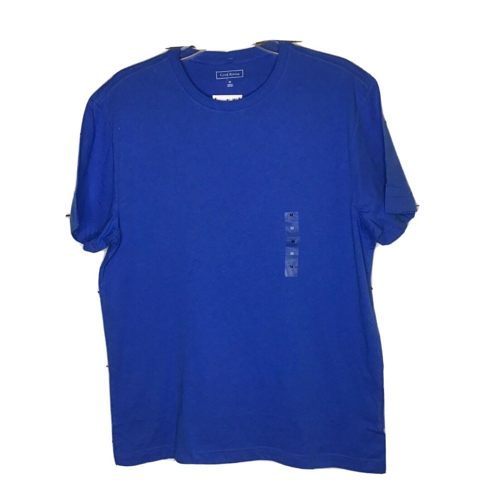 New Clubroom Performance Solid TShirt UPF 15 Palace Blue Men’s Large