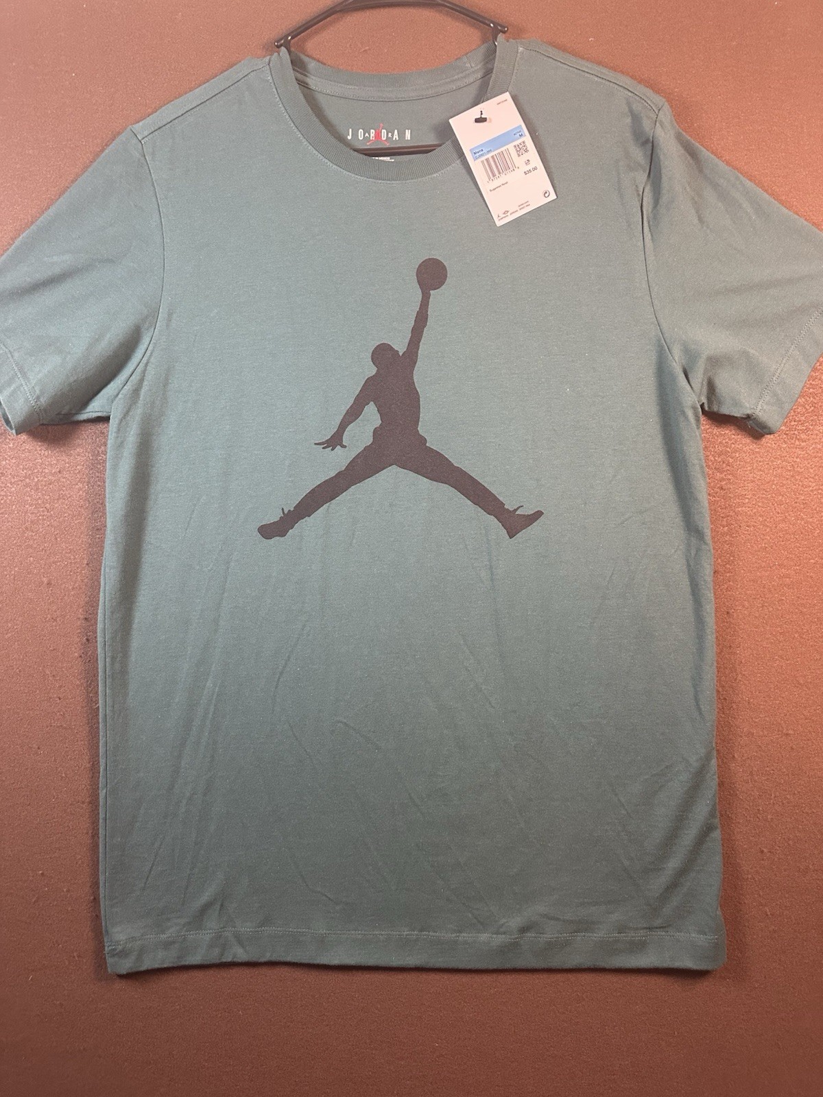 Nike Men's Air Jordan Jumpman Tee Green CJ0921-366 SIZE MEDIUM NWT gallery