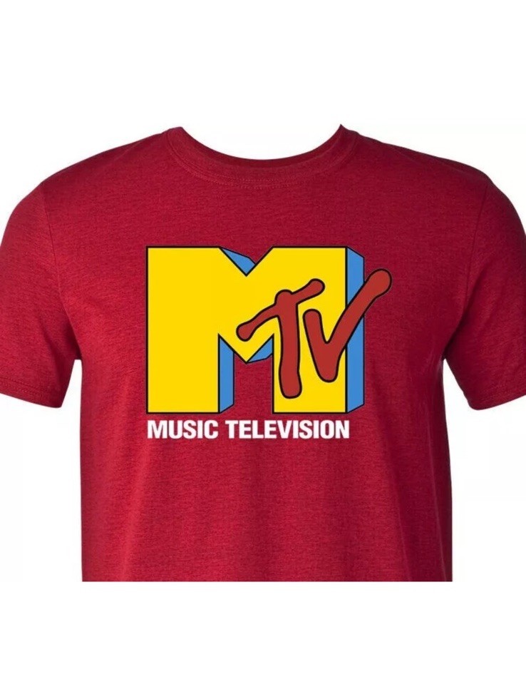 MTV Retro 80's Music Television When it was still music! Unisex Red Medium gallery