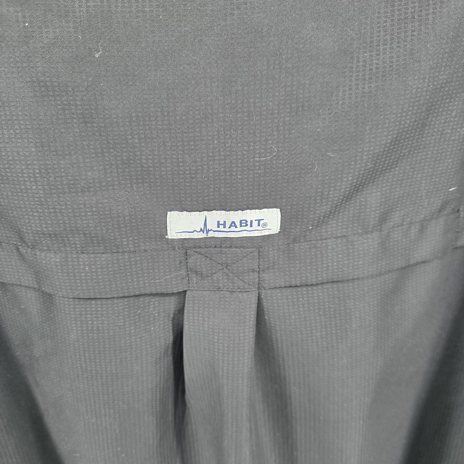 Habit Men's Short Sleeve Blue Springs XL 40 UPF Quick Dry Shirt Rip Stop Fishing gallery