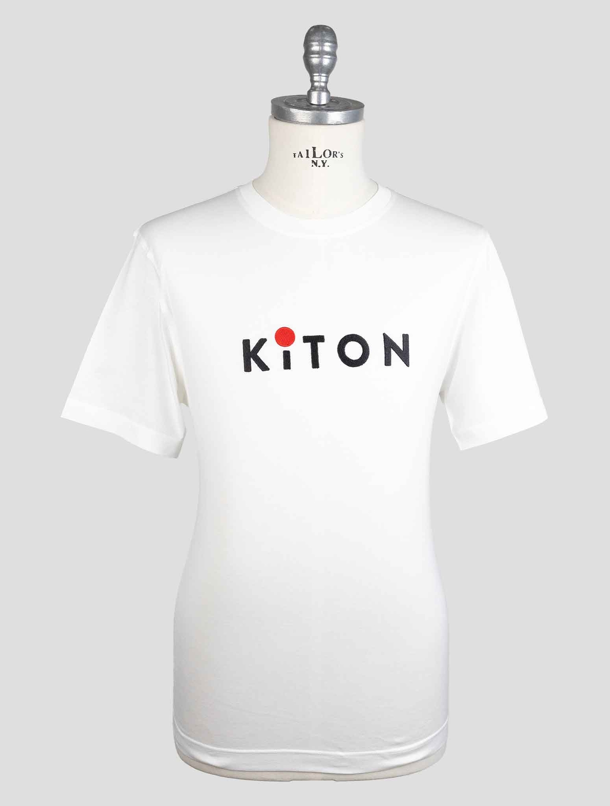 NEW KITON WHITE COTTON T-SHIRT EU 56 – US 46 – 2XL KMZ33